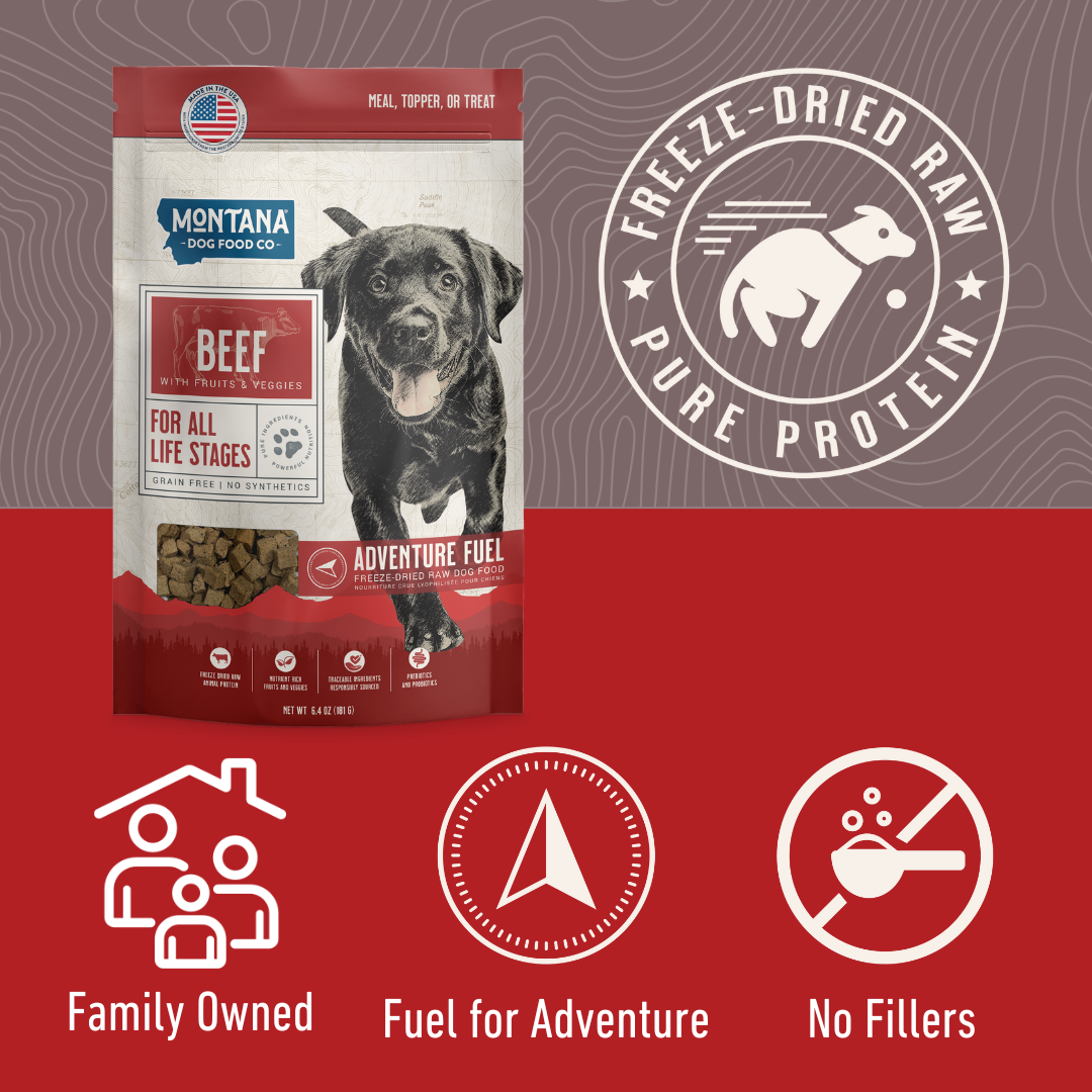 Grain-Free Beef Freeze-Dried Raw Adventure Fuel (Dog Food)